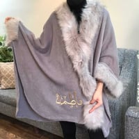 شال شتوي نسائي صوف دافي