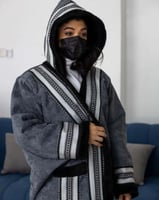 اجمل الفروات النسائيه فروه شتوي بنقشة السدو