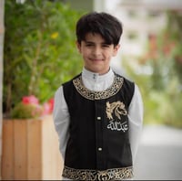 سديري اطفال مطرز ثوب