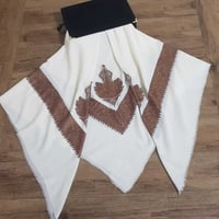 شال شتوي مطرز نقشات متعدده