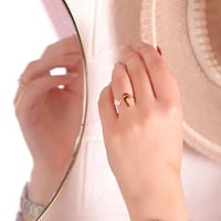 خواتم حروف تصميم مميز مع لؤلؤ