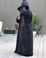 فرو شتاء نسائي لون اسود