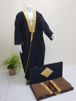 فروه بشت رجالي شتويه مع بكس ملكي لتقدم كهدية