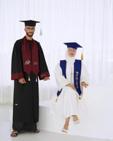 عباية تخرج اولاد فخمه تصميم وتطريز بالاسم والشكل ح...