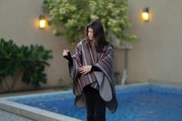 شال شتوي نسائي دبل فيس يلبس جهتين