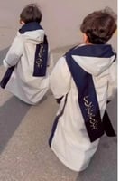 فروه للاطفال دبل فيس مع شال بالاسم