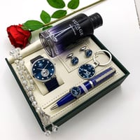 بوكس للرجال طقم ساعه رجالي بالاسم