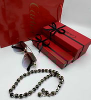 هديه رجالي ماركه كارتير نظاره و سبحه كارتير