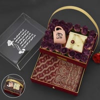 بوكس الشتاء نسائي مع شال كشميري