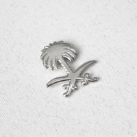 بروش سيفين ونخلة لليوم الوطني