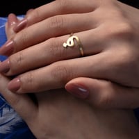 خاتم حرف تصميم حسب الطلب