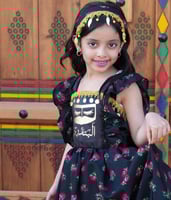 فستان شالكي رمضان للبنات تطريز حسب الطلب