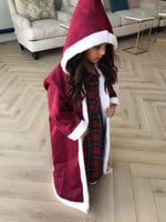 فروات للاطفال بالاسم لون احمر