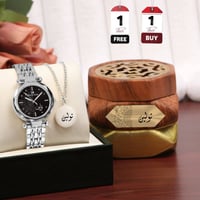 طقم ساعه نسائي هدايا نسائيه مميزه - متجر ميرا