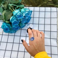 خاتم فضه خالص تصميم حسب الطلب