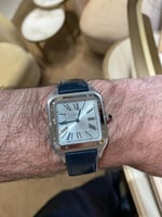 ساعات رجالي كارتير سانتوس جلد