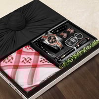 اطقم هديه للرجال بالاسم بتغليف قماش