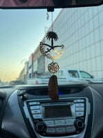 تعليقة سيارة فخمه بالاسم سيفين ونخلة مع كسره العود