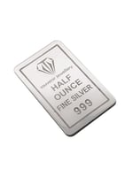 سبيكة نصف أونصة فضة صافي عيار999 وزن 15.55 جرام بت...