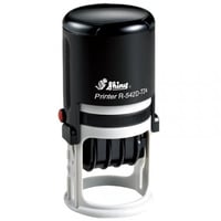 شيني ختم ذاتي التحبير دائري مع ضبط التاريخ والوقت...