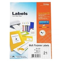 فورمتك ورق لاصق مطفي 70X42.4 مم 21 لاصق/الصفحة