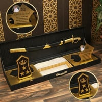 بوكسات هدايا الترقية العسكرية بدرع و عبارة إهداء م...