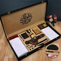 بوكسات هدايا تذكارية فخمة بمجموعة منتجات رجالية را...