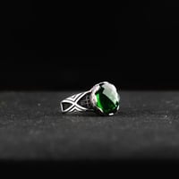 خواتم أنيقة من الفضة الخالصة بأحجار زركون وفصوص نا...