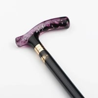 عكاز صناعة يونانية راقية من خشب الزان بمقبض إكريلي...