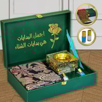 إهداء نسائي بروح الشتاء - بوكس شال دافئ كشميري مع...