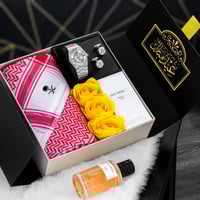 بوكس إهداء رجالي بلمسة من الفخامة مع شماغ أصيل وطق...