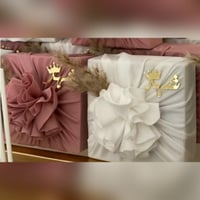 بوكس فروة نسائية شتوية راقية تطريز بالإسم مع تغليف...