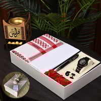 بوكس رجالي فخم و مرتب للإهداء بتغليف قماشي راقي و...