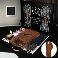 بوكس شتوي رجالي فاخر يتميز بخلفية خشب راقية بصورة...