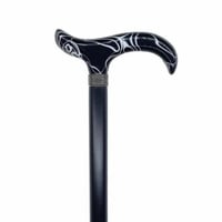 عصا راقية بمقبض إكريليك تصميم مميز ومريح صناعة إسب...