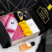 بوكس إهداء رجالي بلمسة من الفخامة مع شماغ أصيل وطق...