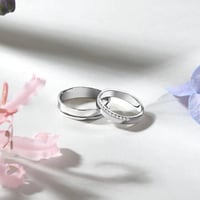 زوج دبل رجالية ونسائية راقية من الفضة الإيطالية ال...