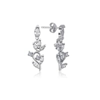 طقم فضة فخم مرصع بأحجار وفصوص السوارفيسكي بلمسة من...