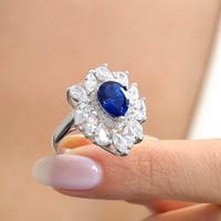 خاتم نسائي بصياغة اسطنبولية فخمة - فضة عيار 925 بح...