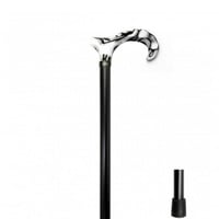 عصا راقية صناعة إسبانية بخامة من خشب الزان ومقبض م...