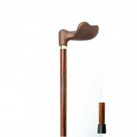 عصا فخمة بمقبض ناعم مريح وخامة من خشب الزان