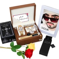 طقم رجالي فخم باسمك وصورتك يهبل ويخطف الأنظار