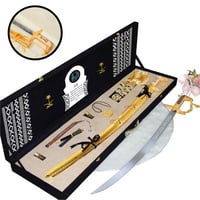 بوكس هدايا رجالي فاخر مطلي ذهب مع نقش الاسم