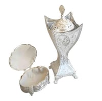 مبخرة تراثية فضية فاخرة