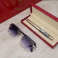 طقم كارتير فاخر – قلم ونظارة درجة أولى لإطلالة لا...