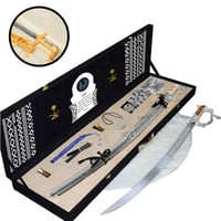 بوكس هدايا رجالي فاخر مطلي ذهب مع نقش الاسم