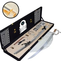 بوكس هدايا رجالي فاخر مطلي ذهب مع نقش الاسم