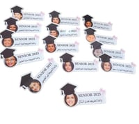 بروش تخرج 2025 أكريليك مخصص – بالاسم والصورة | لمس...