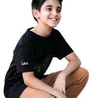 تيشرتات اليوم الوطني السعودي95 لون أسود أنيق