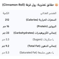 نانو بروتين بار سينامون رول 55جم